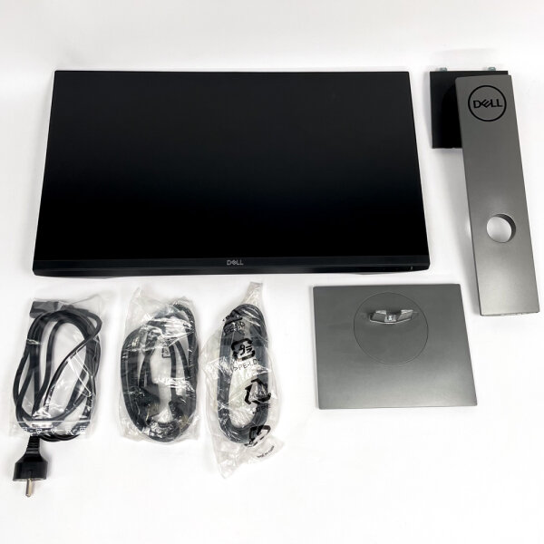 Dell P2419H, Flachbildschirm, 24 Zoll, 1920 x 1080 Pixel, Full HD, IPS-Display mit Standfuß, Schwarz