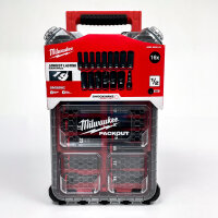 Milwaukee 1/2 Zoll 16-teilig Shockwave Packout, Impact...