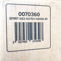 Nania Spirit K83, Child Car Seat, R129/03, 40-150 cm, Swivel, Recline, Black, 0070360