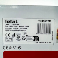 Tefal TL365ETR, Express Toaster, 2 Scheiben, 1000W, Edelstahl, SERIE T19-D