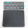 Logitech M4/M5, M2/M3/M4 Flip Folio Tastaturhülle – iPad Pro 13" & iPad Air 13", abnehmbare Bluetooth-Tastatur, Multi-Device, DEU QWERTZ, Graphit