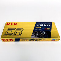 DID 520 ERV7 Standard Motorrad Kette mit Nietschloss gold...