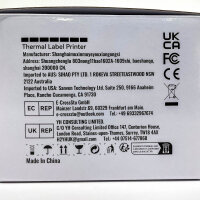 VEVOR Y486 Thermal Label Printer 4×6 inch, Label Width 40–108 mm, Automatic Label Detection, Rohm Printhead, for Shipping, Barcode and Household Labels