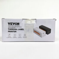VEVOR Y486 Thermal Label Printer 4×6 inch, Label Width 40–108 mm, Automatic Label Detection, Rohm Printhead, for Shipping, Barcode and Household Labels