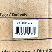 V-Parts VB 150195, Ashtray/Wastebasket with Extinguisher, 30 Liters, Black