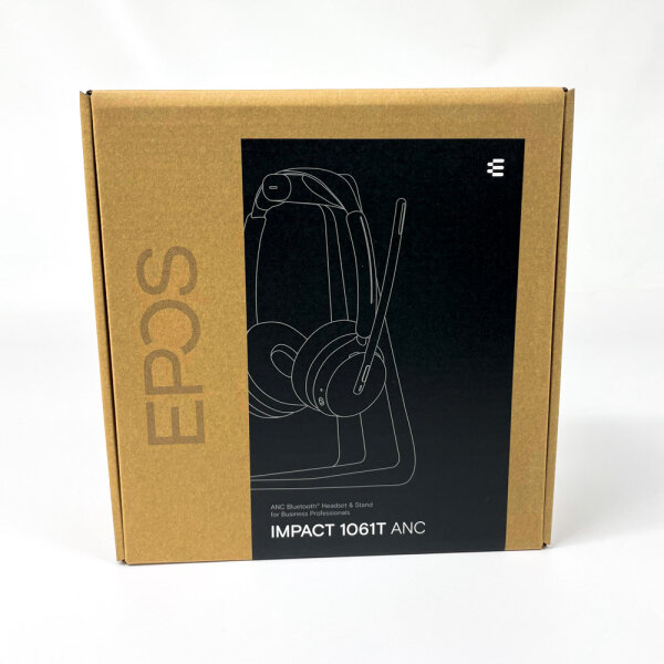 EPOS IMPACT 1061T ANC Duo Bluetooth Headset with Charging Stand