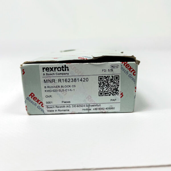 Bosch Rexroth, R162381420, Linearwagen, KWD-020-SLS-C1-N-1
