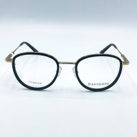 Davidoff DAP148-01 Mens Glasses, Black, Lens 51 mm, Bridge 21 mm, Temples 145 mm