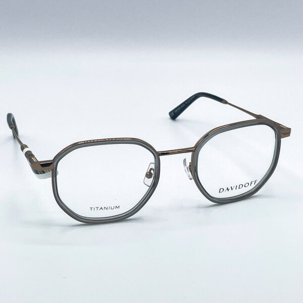 Davidoff DAP147-03 Mens Glasses, Transparent, Lens 52 mm, Bridge 22 mm, Temples 145 mm