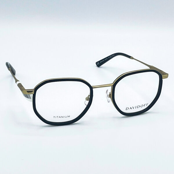 Davidoff DAP147-02 Herren Brillen, Schwarz, Glas 52 mm, Steg 22 mm, Bügel 145 mm