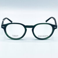 Davidoff DAP158-02 Herren Brillen, Grün-Havana, Glas 50 mm, Steg 21 mm, Bügel 145 mm