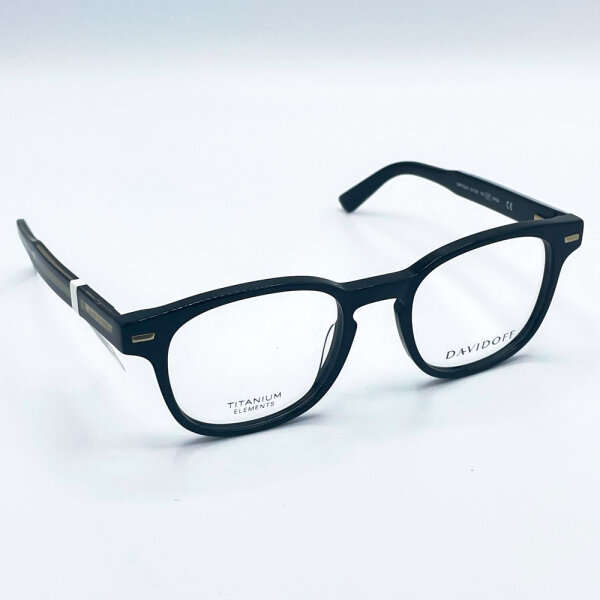 Davidoff DAP152-01 Herren Brillen, Schwarz, Glas 51 mm, Steg 20 mm, Bügel 145 mm