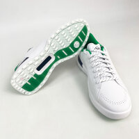 G/FORE G.112 Embossed Skull & Tees Golf-Schuhe, Herren, Weiß/Grün, Leder, GMF000168