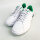 G/FORE G.112 Embossed Skull & Tees Golf-Schuhe, Herren, Weiß/Grün, Leder, GMF000168