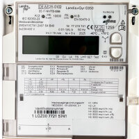Landis+Gyr E650 current transformer meter for active and reactive energy, ZMD410CT41.2407