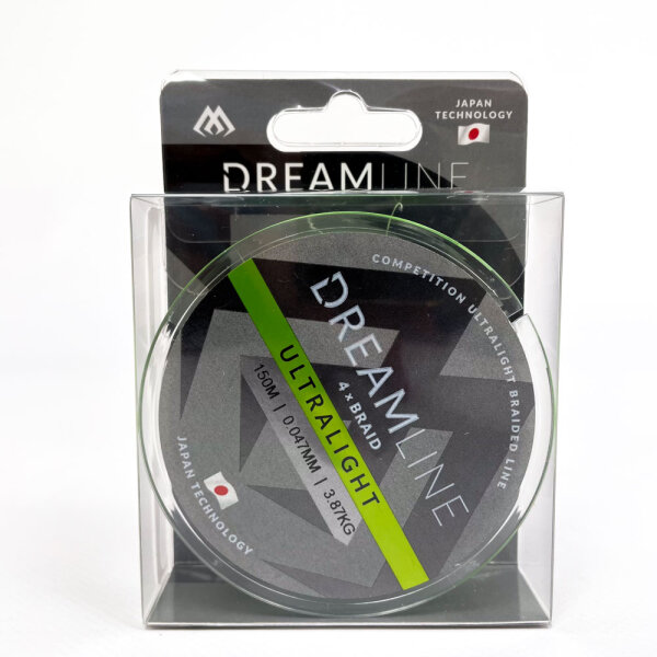 Mikado Dreamline Ultralight, Braided Fishing Line, 0.047 mm, 150 m, Fluorescent Green, ZDL000FG-150-0047