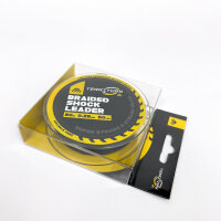 Mikado Territory, 50 lbs, 0,26 mm, 80 m geflochtenes Schlagschnur-Vorfach, Schwarz, AMC-BS26B