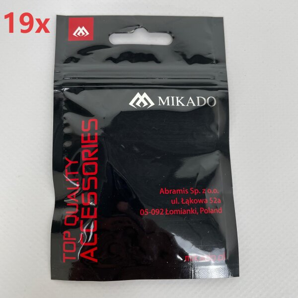 Mikado, OMC-1272-20, Drop Shot Angelblei, 19 x Mikado 20 g, 2 Stück pro pack