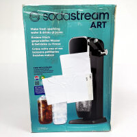 SodaStream ART, Sparkling Water Maker, CO₂, 60L Cylinder, Black