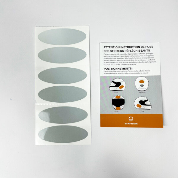 Schuberth Reflector Set 4990000020 Helmet Accessories Reflective Stickers