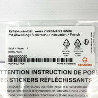 Schuberth Reflector Set 4990000020 Helmet Accessories Reflective Stickers