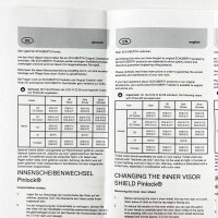 Schuberth SV6/1/C Visor, Helmet Accessory, Clear Mirrored, 02962063