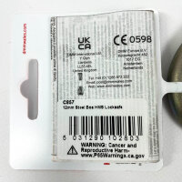 DMM C857 EN12275 12mm Boa HMS Locksafe Karabiner, Stahl
