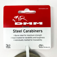DMM C857 EN12275 12mm Boa HMS Locksafe Karabiner, Stahl
