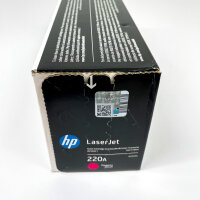 HP 220A W2203A Original LaserJet Toner, Magenta, 2000 Seiten, für LaserJet Pro 4202 MFP 4302