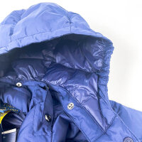 Polo Ralph Lauren Kids DOWN JKT-OW-BOM Down Jacket with Hood Size 4 Navy Polyester