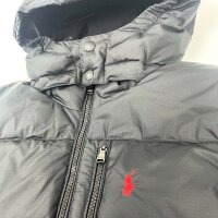 Polo Ralph Lauren Kids Daunenjacke mit Kapuze, Größe M, Schwarz, Polyester, DOWN JKT-OW-BOM