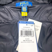 Polo Ralph Lauren Kids Daunenjacke mit Kapuze, Größe M, Schwarz, Polyester, DOWN JKT-OW-BOM