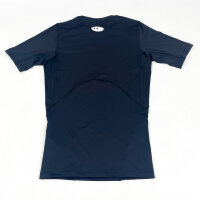 Under Armour HeatGear Armour T-Shirt, Size S, Black/Grey, Polyester
