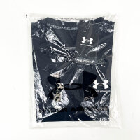 Under Armour Mens HeatGear Armour T-Shirt, Size L, Black/Grey, Polyester