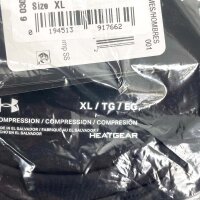 Under Armour T-Shirt HeatGear Armour Herren XL Schwarz/Grau Polyester