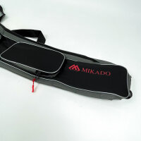 Mikado FISHING Angelrutentasche, 120 cm, Schwarz, 2 Fächer, UWD-04202B-120
