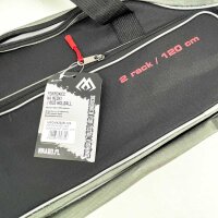 Mikado FISHING Angelrutentasche, 120 cm, Schwarz, 2 Fächer, UWD-04202B-120