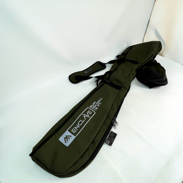 Mikado Enclave Slim Rod Bag, 3 Rods, 12 ft, 200 cm, Green, UWF-016-12