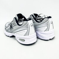 New Balance 740 Mens Sneakers, EU 46.5, White/Silver/Black, Mesh/Synthetic, U740NW2