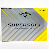 Callaway Supersoft Golfbälle 12x Gelb Set aus...