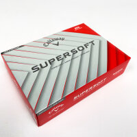 Callaway Supersoft golf balls, set of 3 packs, matte red, 12x