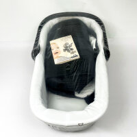 CAM Cortina X3 3-in-1 combination stroller, infant car seat, footmuff, changing bag