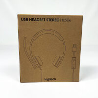 Logitech H650e USB Headset Stereo kabelgebunden Schwarz 981-000519