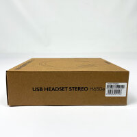 Logitech H650e USB Headset Stereo kabelgebunden Schwarz 981-000519