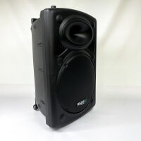 Ibiza Light & Sound PORT15UHF-BT Tragbar Lautsprechersystem, 15 Zoll, 800 W, Bluetooth, UHF Handmikrofon und Headset