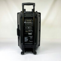Ibiza Light & Sound PORT15UHF-BT Tragbar Lautsprechersystem, 15 Zoll, 800 W, Bluetooth, UHF Handmikrofon und Headset
