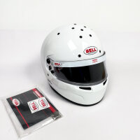 Bell KC7-CMR Pro (CMR2016), Kart Racing Helmet, Size M (58), White, 1311007