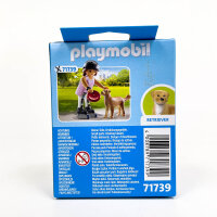 Playmobil 71739, MY LIFE Retriever Dog with Child Accessory Playset, 12 pieces, ages 4+