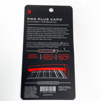 DAddario PW-CP-19 Guitar Capo, FlexFit Fretboard Pad, Black