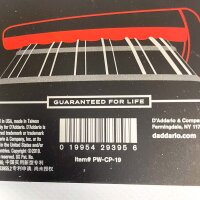 DAddario PW-CP-19 Guitar Capo, FlexFit Fretboard Pad, Black